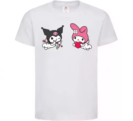 Дитяча футболка Kuromi my melodi Білий фото