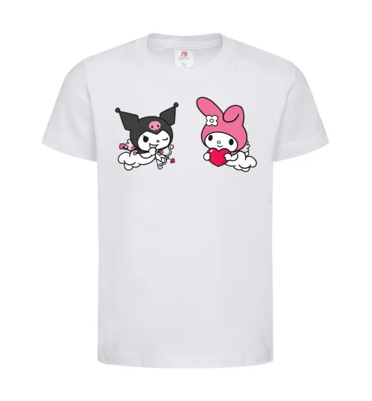 Дитяча футболка Kuromi my melodi Білий фото