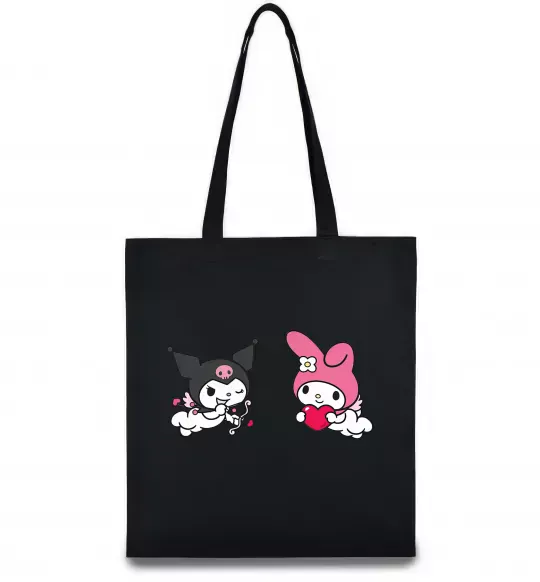 Еко-сумка Kuromi my melodi Чорний фото