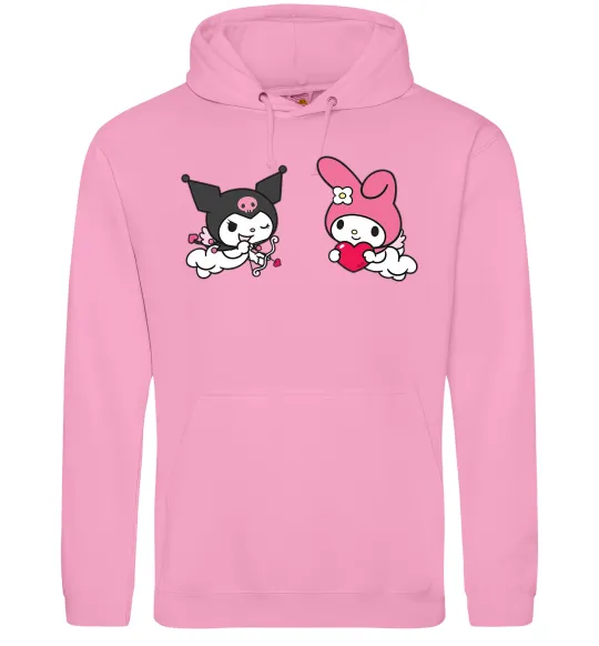 Женская толстовка (худи) Kuromi my melodi Розовый фото