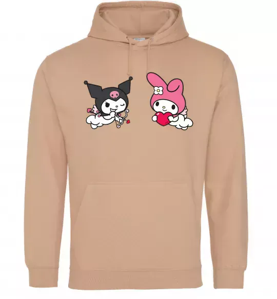 Жіноча толстовка (худі) Kuromi my melodi Пісочний фото