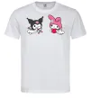 Мужская футболка Kuromi my melodi Белый фото