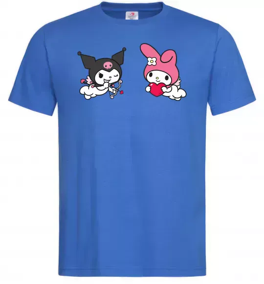 Мужская футболка Kuromi my melodi Ярко-синий фото
