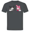 Мужская футболка Kuromi my melodi Графит фото