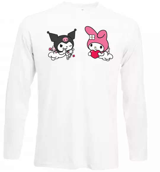 Лонгслив Kuromi my melodi Белый фото