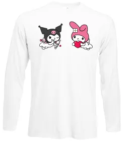 Лонгслив Kuromi my melodi Белый фото