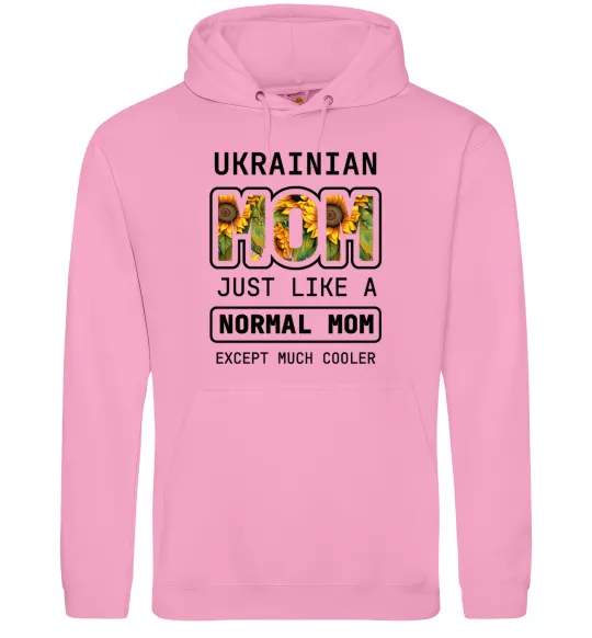 Жіноча толстовка (худі) Ukrainian mom Рожевий фото