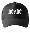 Кепка AC DC back in black Чорний фото