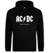 Мужская толстовка (худи) AC DC back in black Черный Мужская толстовка (худи) AC DC back in black Черный фото
