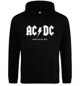 Женская толстовка (худи) AC/DC група Черный фото