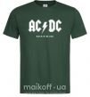Чоловіча футболка AC DC back in black Темно-зелений фото
