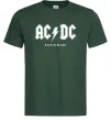 Мужская футболка AC DC back in black Темно-зеленый фото