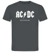 Мужская футболка AC DC back in black Графит фото