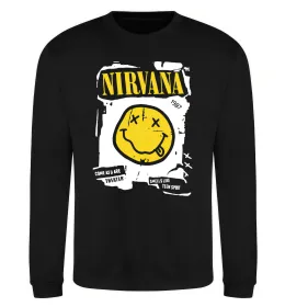 Світшот Nirvana in utero Чорний фото
