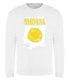 Свитшот Nirvana 1987 Белый фото