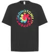 Футболка Оверсайз Red hot chily peppers tie dye Чорний фото