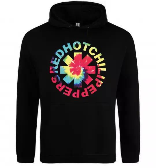 Женская толстовка (худи) Red hot chily peppers tie dye Черный фото