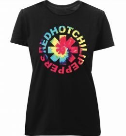 Жіноча преміум футболка Red hot chily peppers tie dye