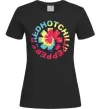 Жіноча футболка Red hot chily peppers tie dye Чорний фото