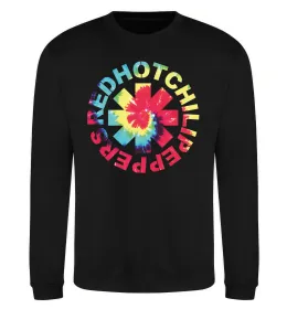 Свитшот Red hot chily peppers tie dye Черный фото