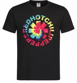 Мужская футболка Red hot chily peppers tie dye Черный Мужская футболка Red hot chily peppers tie dye Черный фото