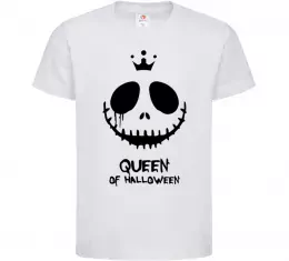 Дитяча футболка Queen of halloween, розмір 12-13 років Білий фото