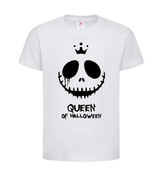 Дитяча футболка Queen of halloween, розмір 12-13 років Білий фото