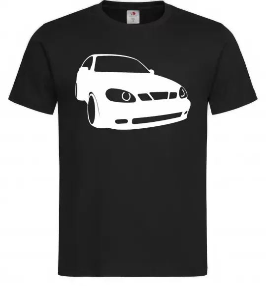Чоловіча футболка Lanos car, колір - чорний, розмір - М Чорний фото
