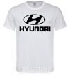 Мужская футболка Hyundai logo, розмір М Белый фото