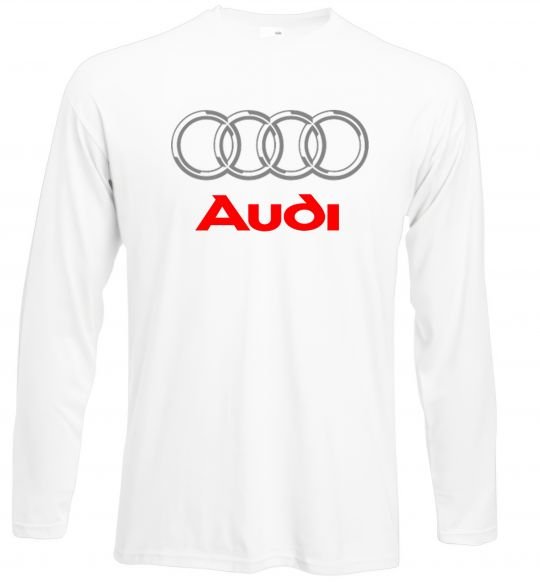 Реглан Audi logo gray, розмір L Белый фото