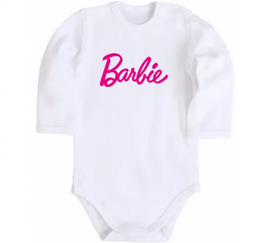 Детский боди Barbie Белый фото