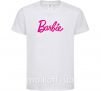 Детская футболка Barbie Белый фото