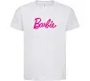 Детская футболка Barbie Белый Детская футболка Barbie Белый фото