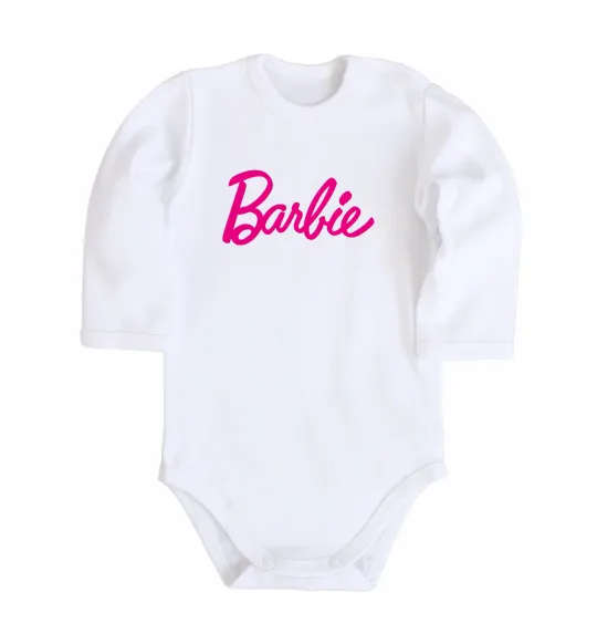 Детский боди Barbie Белый фото
