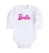 Детский боди Barbie Белый фото