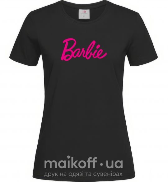 Женская футболка Barbie Черный фото