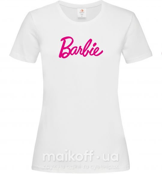 Жіноча футболка Barbie Білий фото