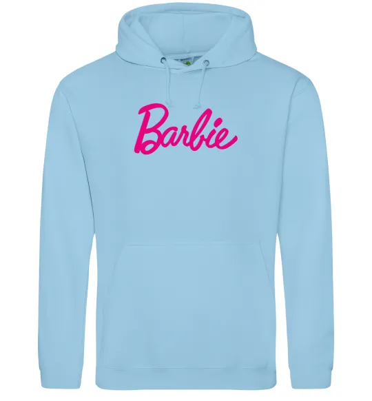 Женская толстовка (худи) Barbie Голубой фото