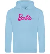 Женская толстовка (худи) Barbie Голубой фото