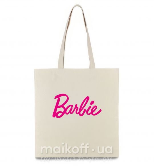 Еко-сумка Barbie Бежевий фото