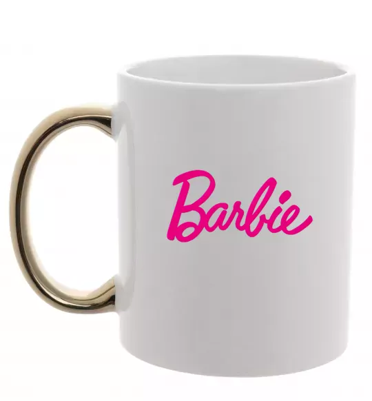 Чашка с цветной ручкой Barbie Золото фото