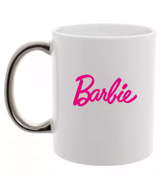 Чашка с цветной ручкой Barbie Серебро фото
