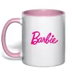 Чашка с цветной ручкой Barbie Нежно розовый Чашка с цветной ручкой Barbie Нежно розовый фото