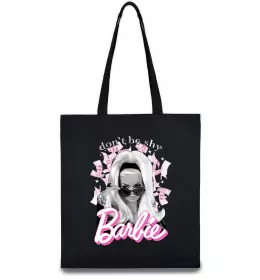 Эко-сумка Барбі бантик Черный фото