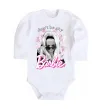 Детский боди Barbie dont be shy Белый фото