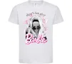Дитяча футболка Barbie dont be shy Білий фото