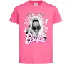 Дитяча футболка Barbie dont be shy Яскраво-рожевий фото