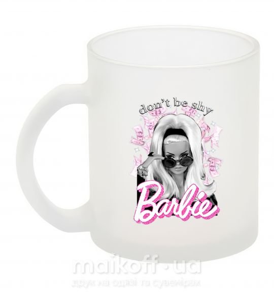 Чашка стеклянная Barbie dont be shy Фроузен фото