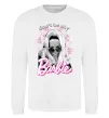 Свитшот Barbie dont be shy Белый фото