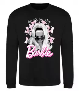 Свитшот Barbie dont be shy Черный фото